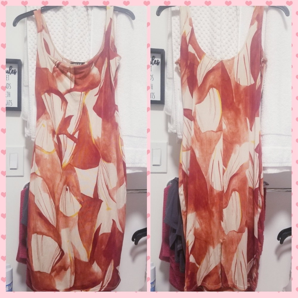 **SOLD** Abstract Dress (L)